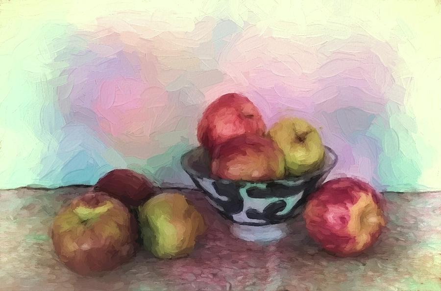 Apples in a Bowl Photograph by Karen Jensen