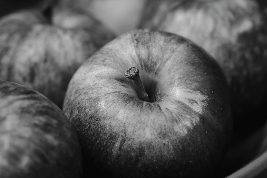 Apples in Black and White Photograph by Andrew Pacheco