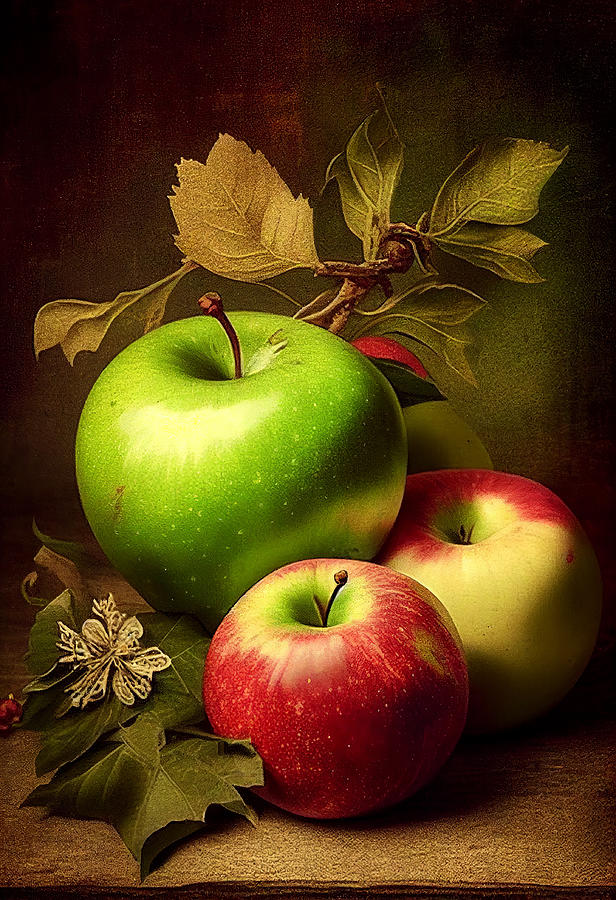 Apples Digital Art by James Lloyd Apples Digital Art by James Lloyd