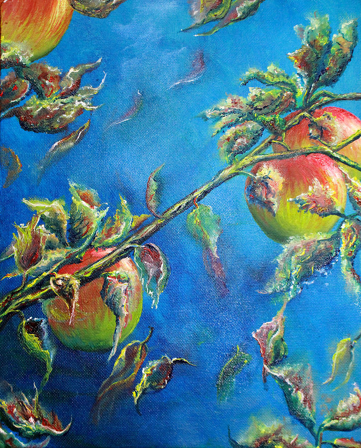 Apples Painting by Medea Ioseliani