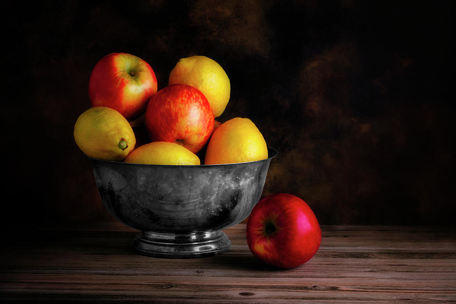 Apples With Lemons Still Life Photograph by Tom Mc Nemar