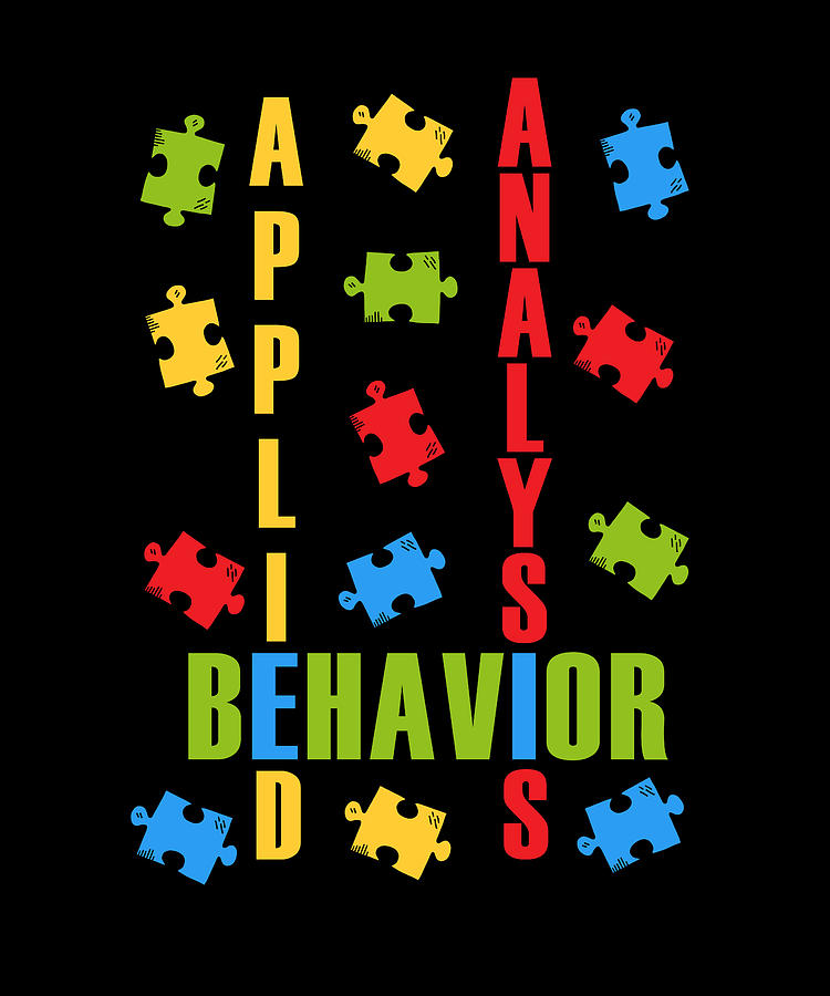 ABA Therapist Applied Behavior Analyst RBT Autism BCBA Gift for Christmas  present Poster by Mateja Phoeb - Fine Art America