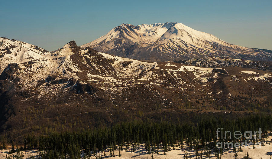 Approaching Mount St Helens Photograph by Mike Reid
