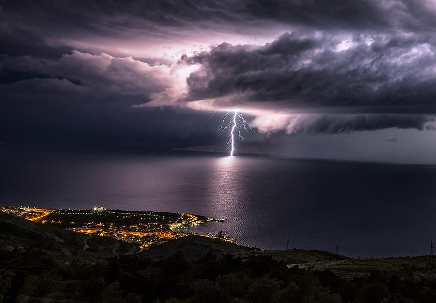 Approaching storm Photograph by Gregor Vojscak - Pixels