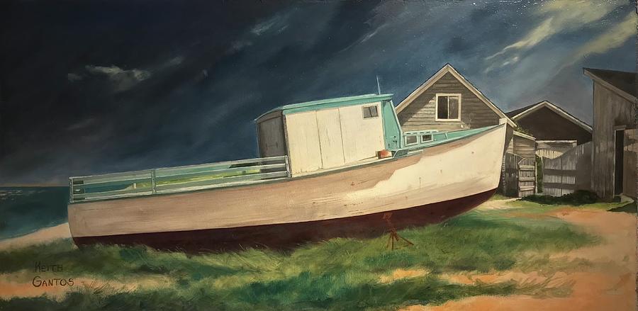 Approaching Storm Painting by Keith Gantos