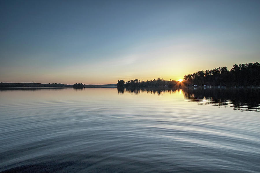 Approaching Zen - Wollaston Lake - Northern Ontario Photograph by Spencer Bush
