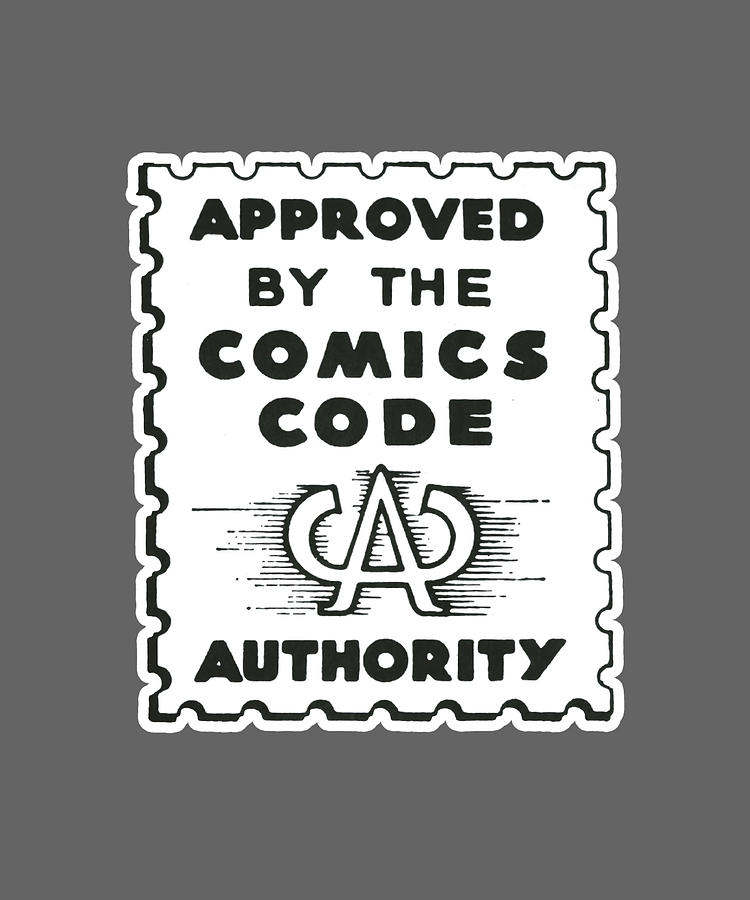 Approved By The Comics Code Authority Vintage Painting by Grant Leah ...