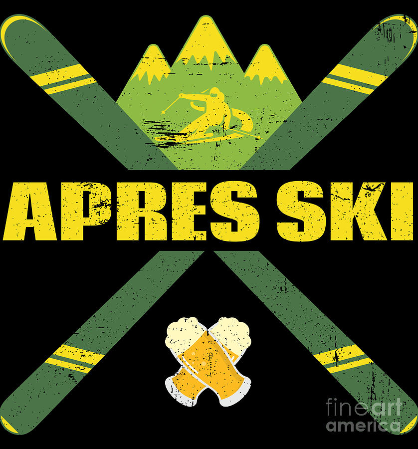 Beer Digital Art - Apres Ski Huts Outfit by Mister Tee