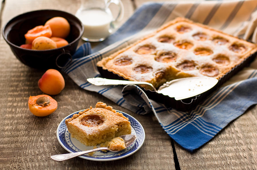 Apricot tart Photograph by Verdina Anna