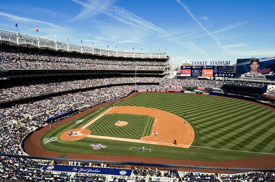 April 16, 2009, The First Pitch at New Yankee Stadium III. Photograph by Paul Plaine