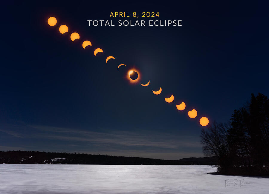 April 8th Total Solar Eclipse Photograph by Ron Risman - Fine Art America