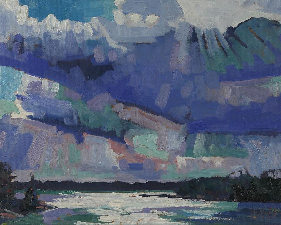April Afternoon Convection Painting by Phil Chadwick