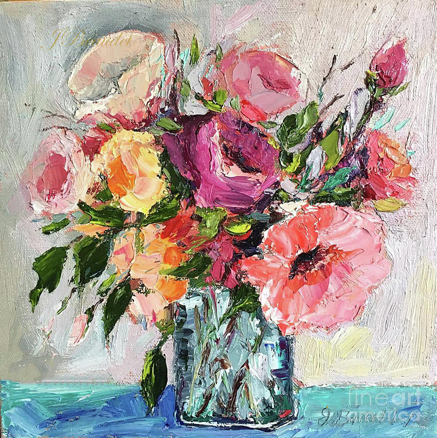 April Blooms Painting by Jennifer Beaudet