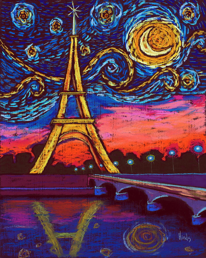 April In Paris Painting By David Hinds