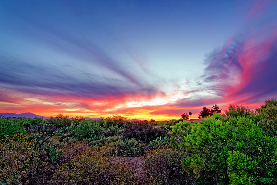 April Southwest Sunset H1728 Photograph