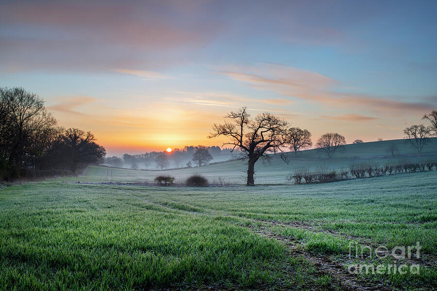 April Sunrise in Oxfordshire Photograph by Tim Gainey