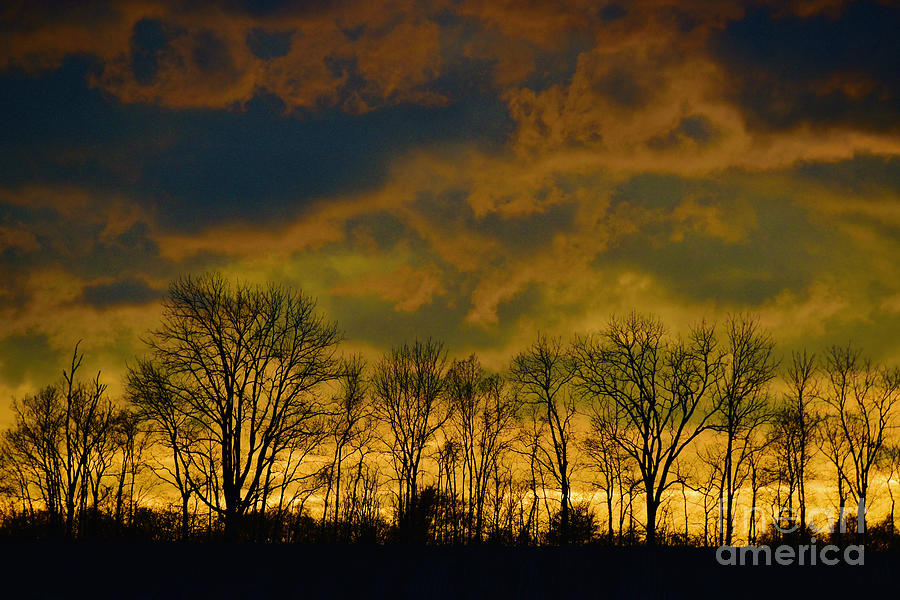 April Sunset Photograph by James Lloyd