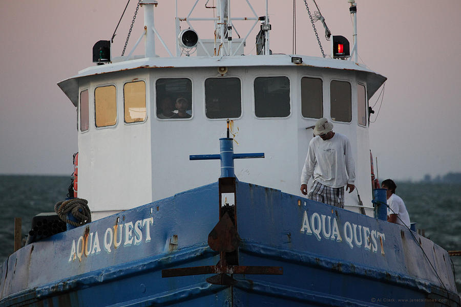 Aqua Quest Docking Photograph by Custom Aviation Art