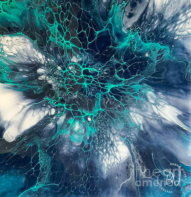 Aqua Veins Photograph by Bobbie Nickey - Fine Art America