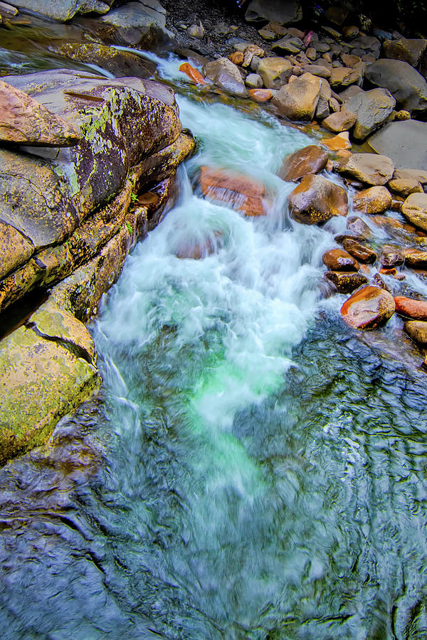 Aqua Waters of the Smoky Mountains National Park Photograph by Norma Brandsberg