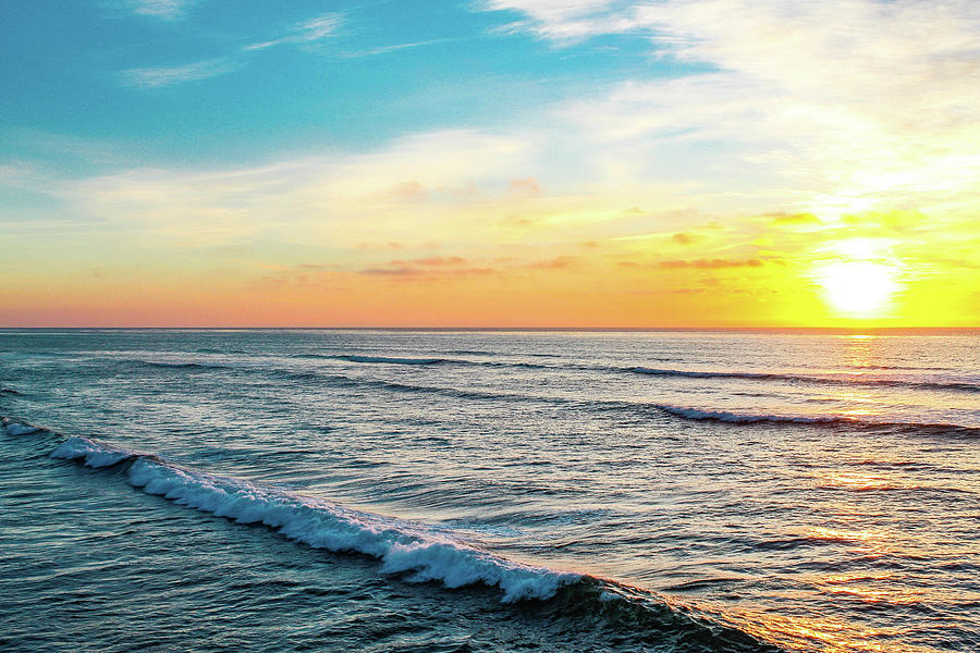 Aqua wave Photograph by Joshua Stephens | Fine Art America