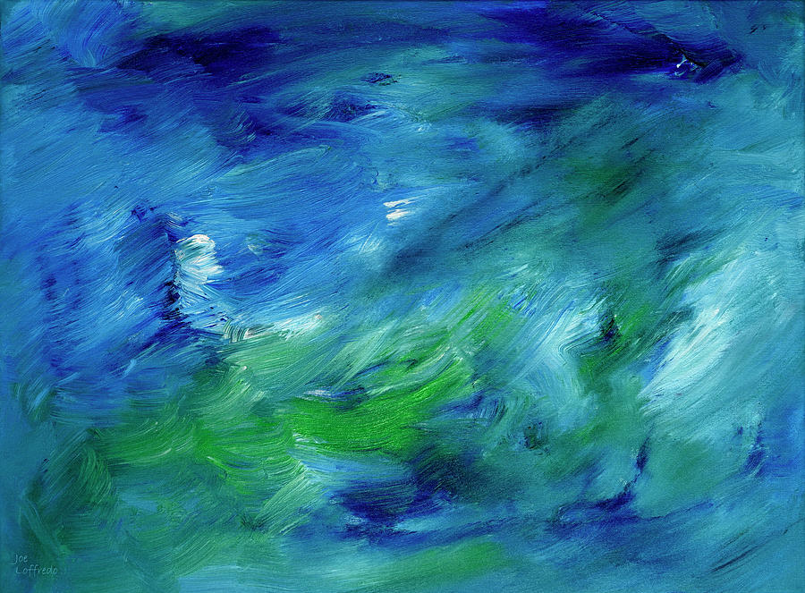 Aquamarine Seas 180 Painting by Joe Loffredo