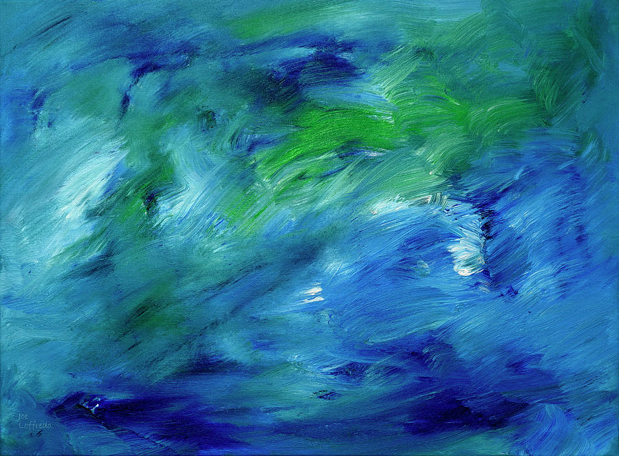 Aquamarine Seas Painting by Joe Loffredo