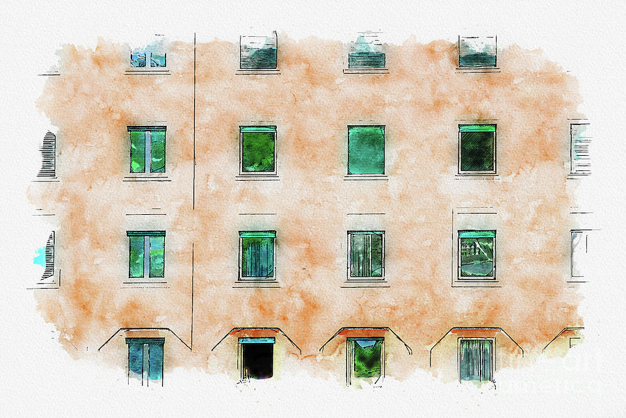 building windows drawing