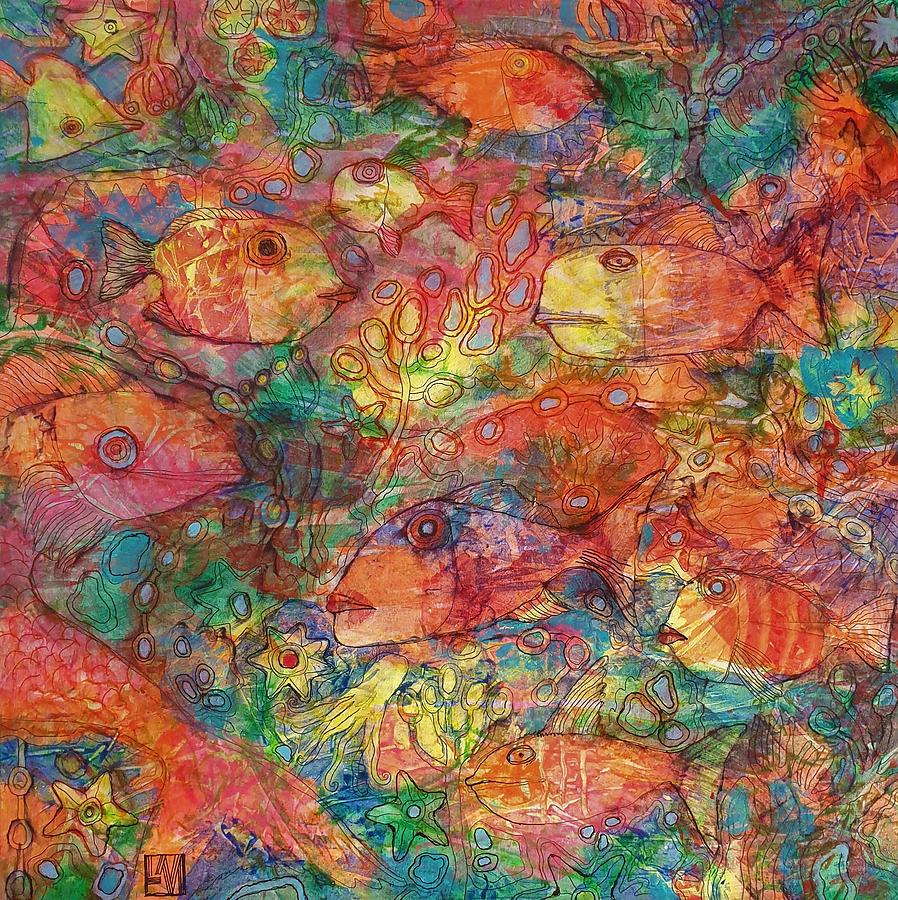 Aquarium Painting by Lora Monz - Fine Art America