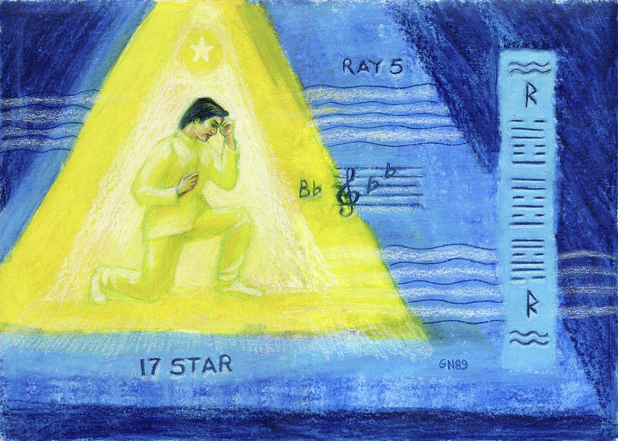 Aquarius 17 - Star Pastel by Gary Nicholson