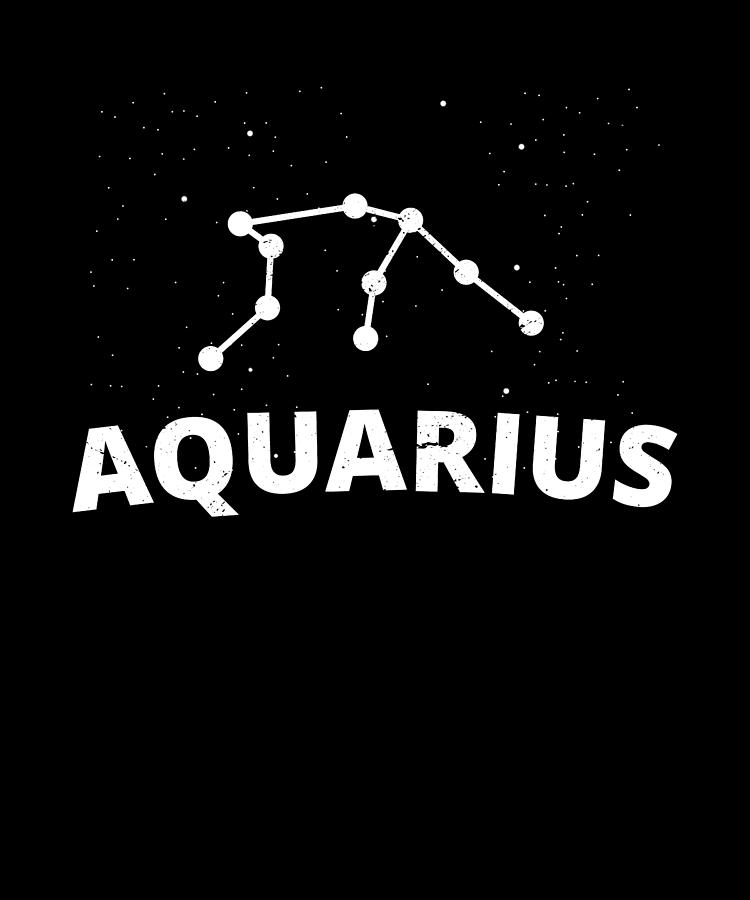 Aquarius Constellation Star Alignment Digital Art by Steven Zimmer ...
