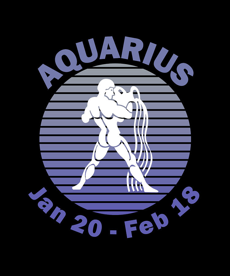 Aquarius Jan 20 Feb 18 Zodiac by Sarcastic P