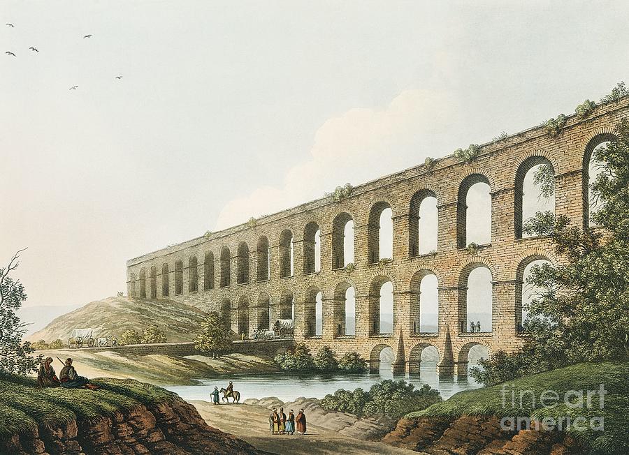 Aqueduct near Belgrade from Views in the Ottoman Dominions in Europe in ...