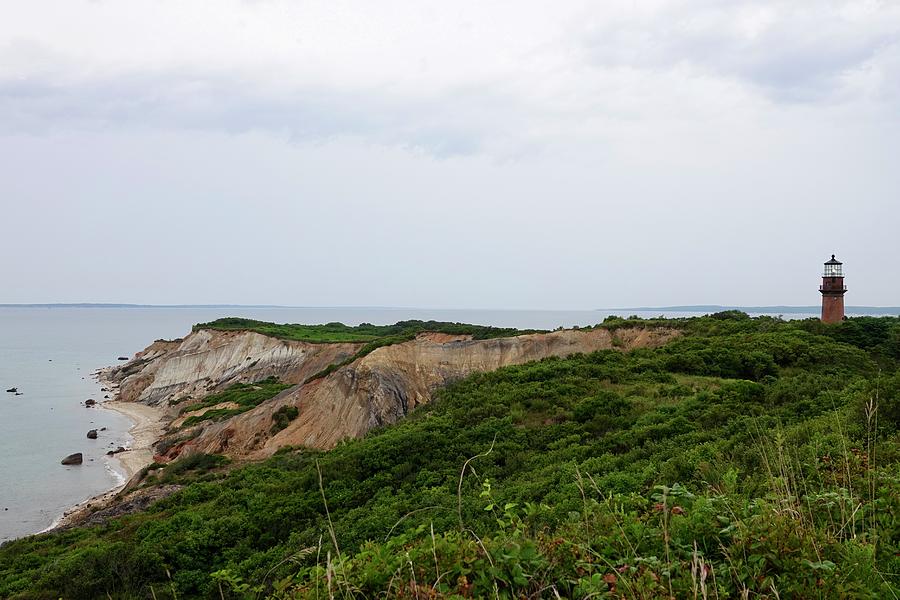 Aquinnah Light on the Horizon Photograph by Meg Archer - Fine Art America