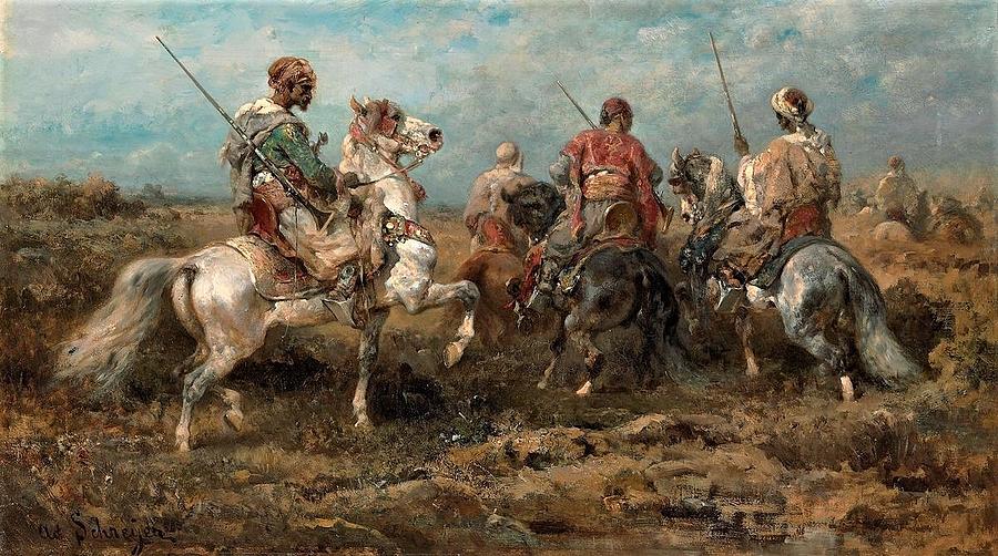 Arab Riders Painting