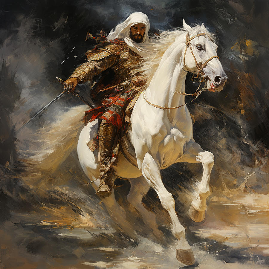 Arabian Warrior Digital Art by Carlos Diaz