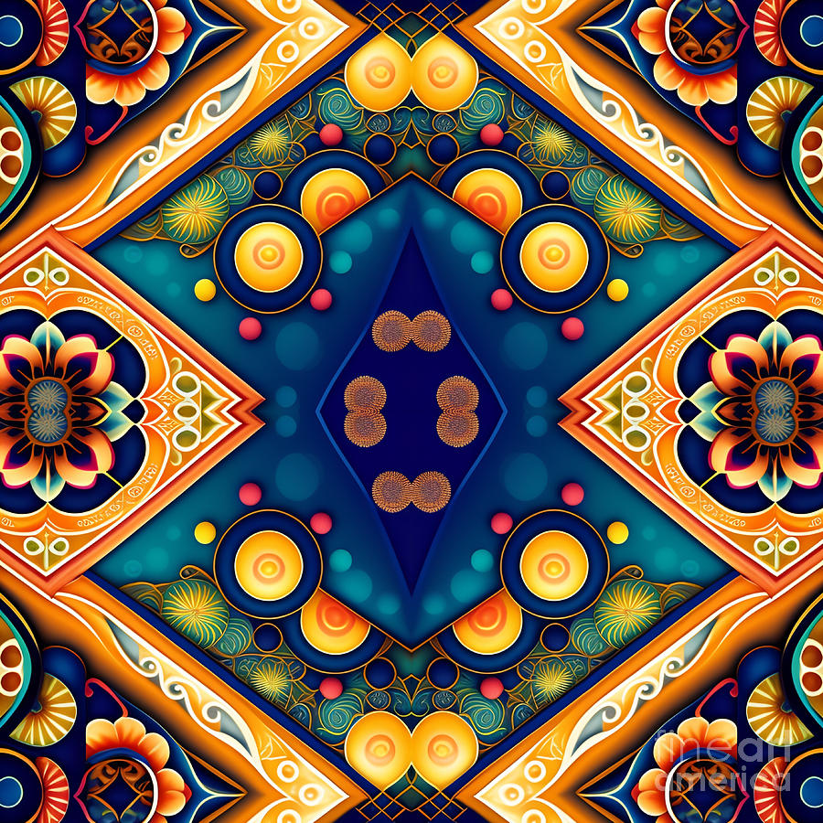 Arabic Islamic Patterns II Digital Art by Munir Alawi