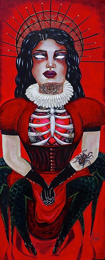 Arachne Painting by Anneliese OBannon-Robles - Fine Art America