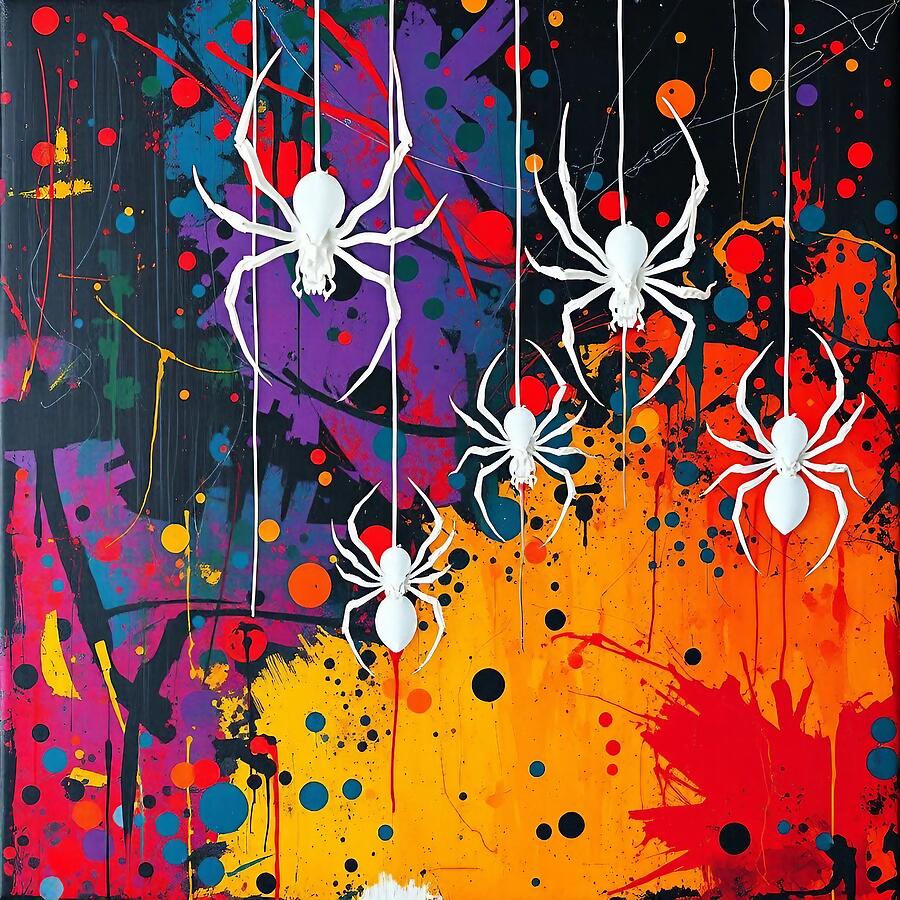 Arachnephopia Digital Art by Stephanie Fischer Arachnephopia Digital Art by Stephanie Fischer