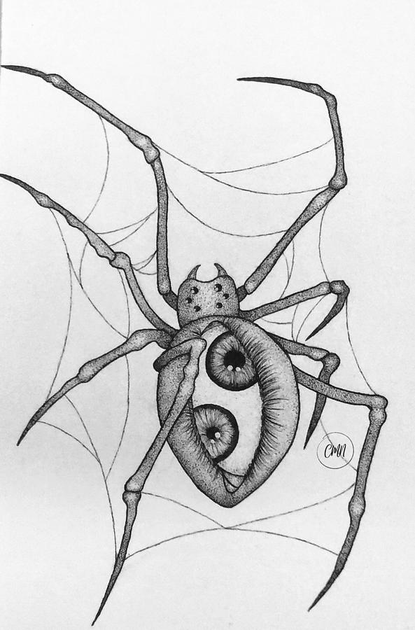 Arachnophobia Drawing by Courtney Michele Fine Art America