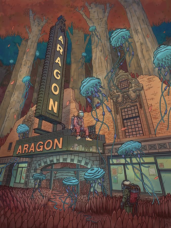 Aragon Ballroom Digital Art by EvanArt - Evan Miller