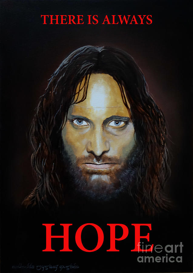 Aragorn II Poster Painting by Gordon Palmer