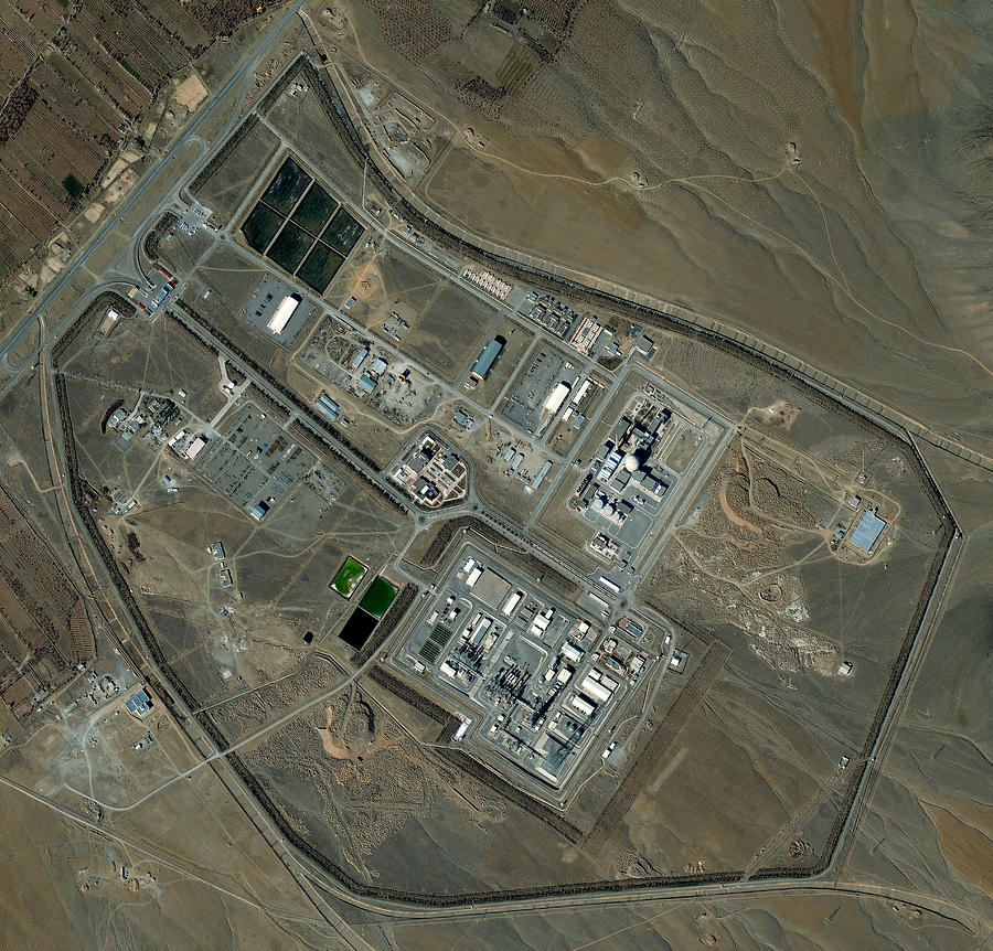 Arak Nuclear Reactor, Iran Photograph by DigitalGlobe