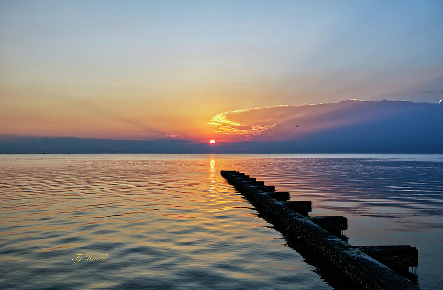 Aransas Bay Sunrise Photograph by Ty Husak