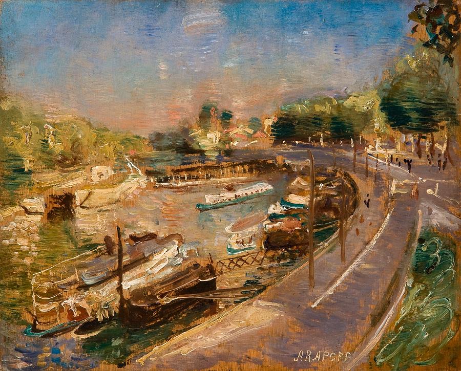 Arapoffalexis  By The Seine, Paris Painting