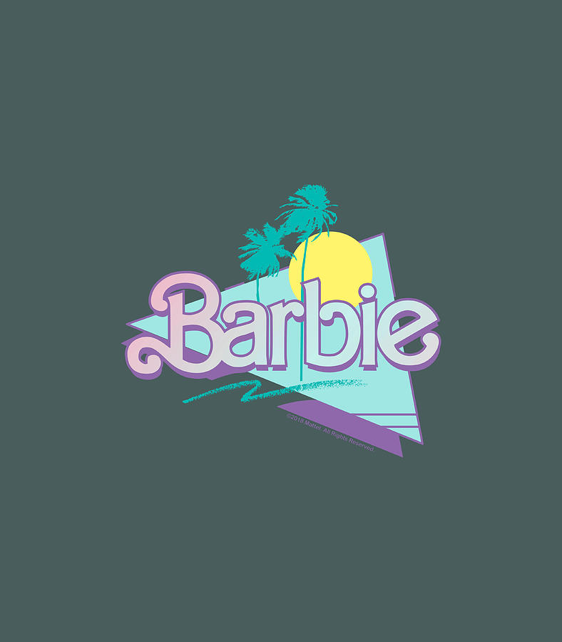 Arbie 90'S Barbie Logo Digital Art by Aineym Louci - Fine Art America