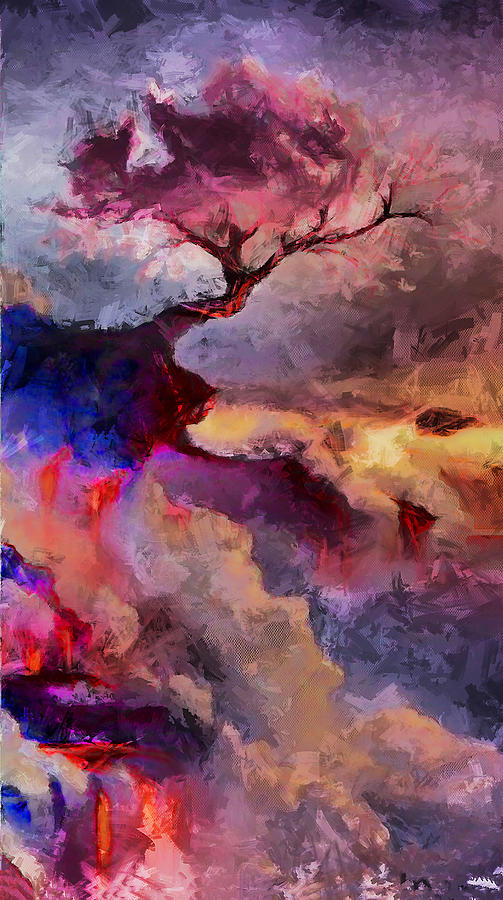 Arbol Solitario Digital Art By Galeria Trompiz Fine Art America