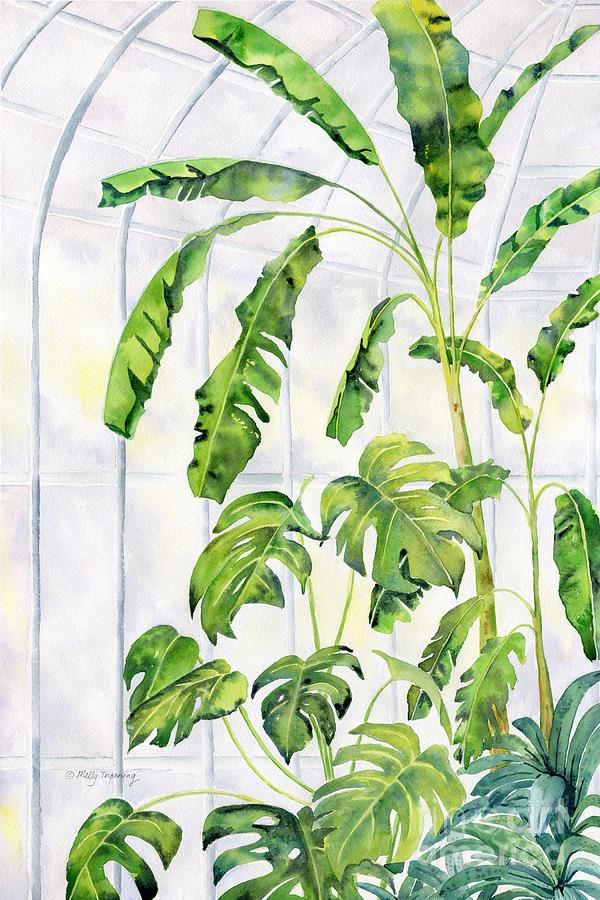 Arboretum Watercolor Painting by Melly Terpening