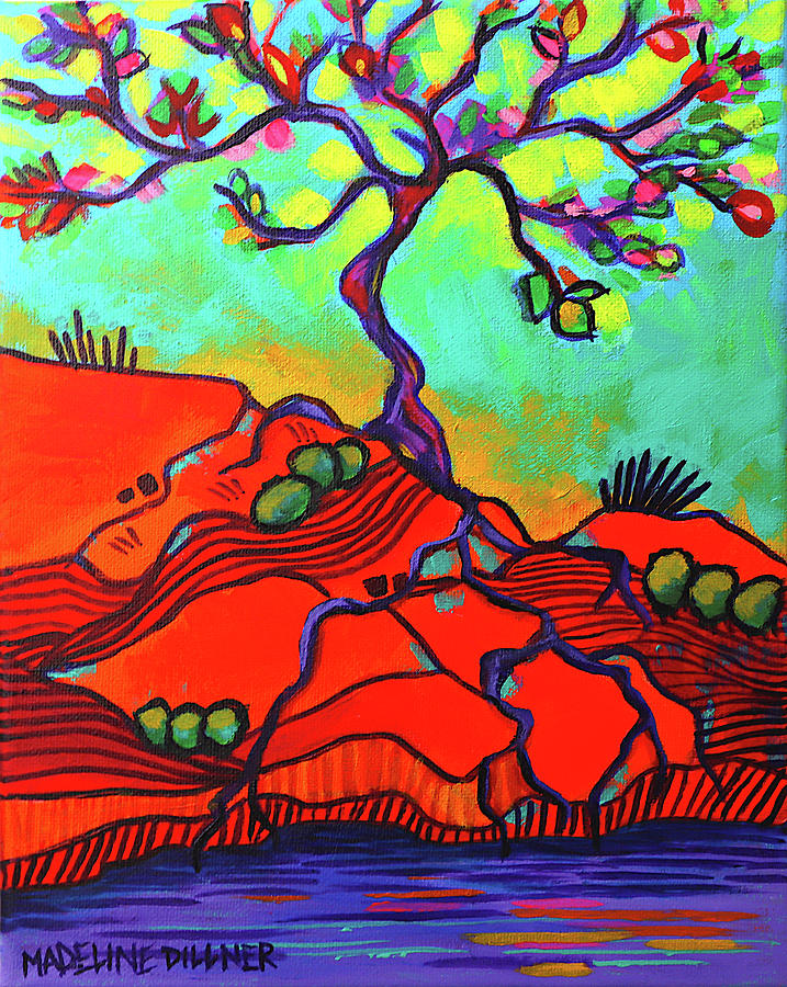 Arbuckle Roots Painting by Madeline Dillner