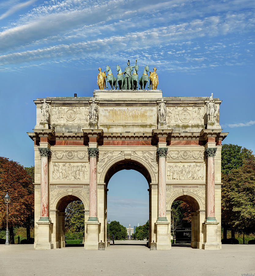 Arc de Triomphe du Carrousel Paris Photograph by Weston Westmoreland